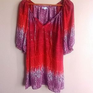 Blouse/swimsuit cover up